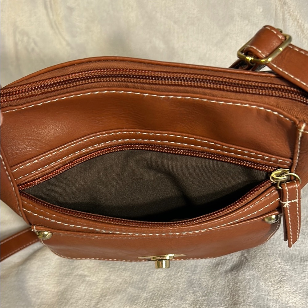 Women’s Brown Crossbody Bag - Picture 4 of 8